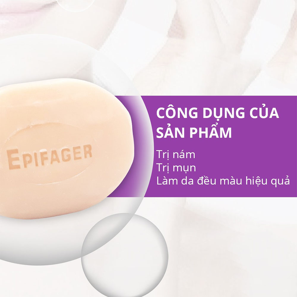 Fixderma Xà Phòng Trắng Sáng Da Mờ Thâm Nám Epifager Soap 30g