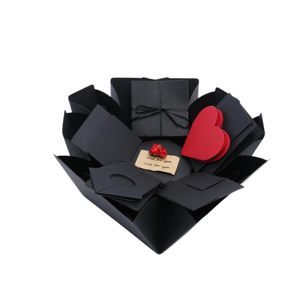 Hộp Quà Trái Tim - LOVE BOX TRUE LOVE (19.5x19.5x13cm) 100% Handmade