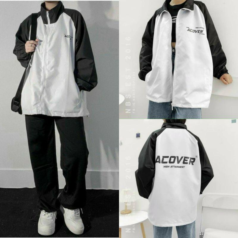 Áo khoác Dù Acover Nam Nữ unisex Form Rộng Phong Cách Ulzzang