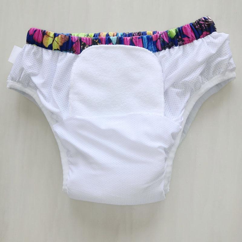 Người Lớn Tã Vải Hè Tiểu Tiện Thiếu Niên Tã Bao Với Miếng Lót Có Thể Tái Sử Dụng Lắp Bên Trong Lưới 35-85KG