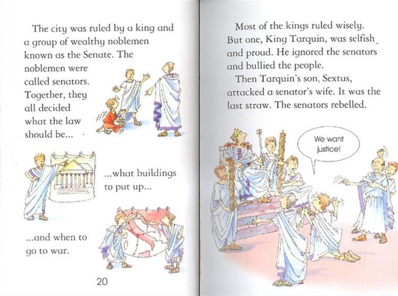 Sách - The Riotous Story of Rome by Rosie Dickins