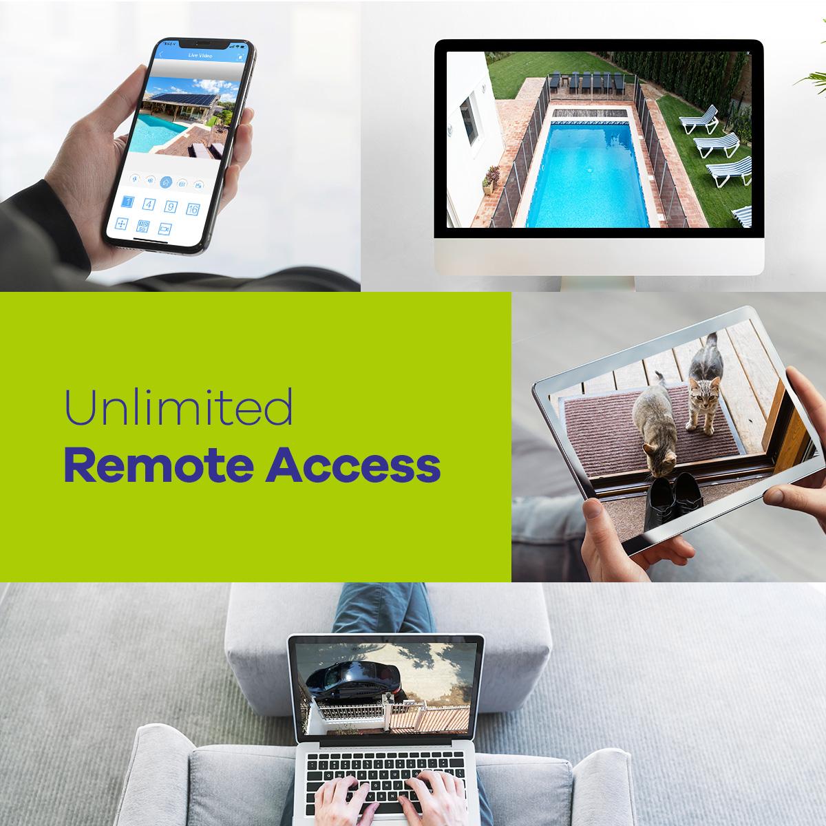 Sannce 1080p Lite HD DVR 16CH TVI Video Giám sát video 265 Pro IR Night Vision CCTV Bảo vệ camera an ninh IP66