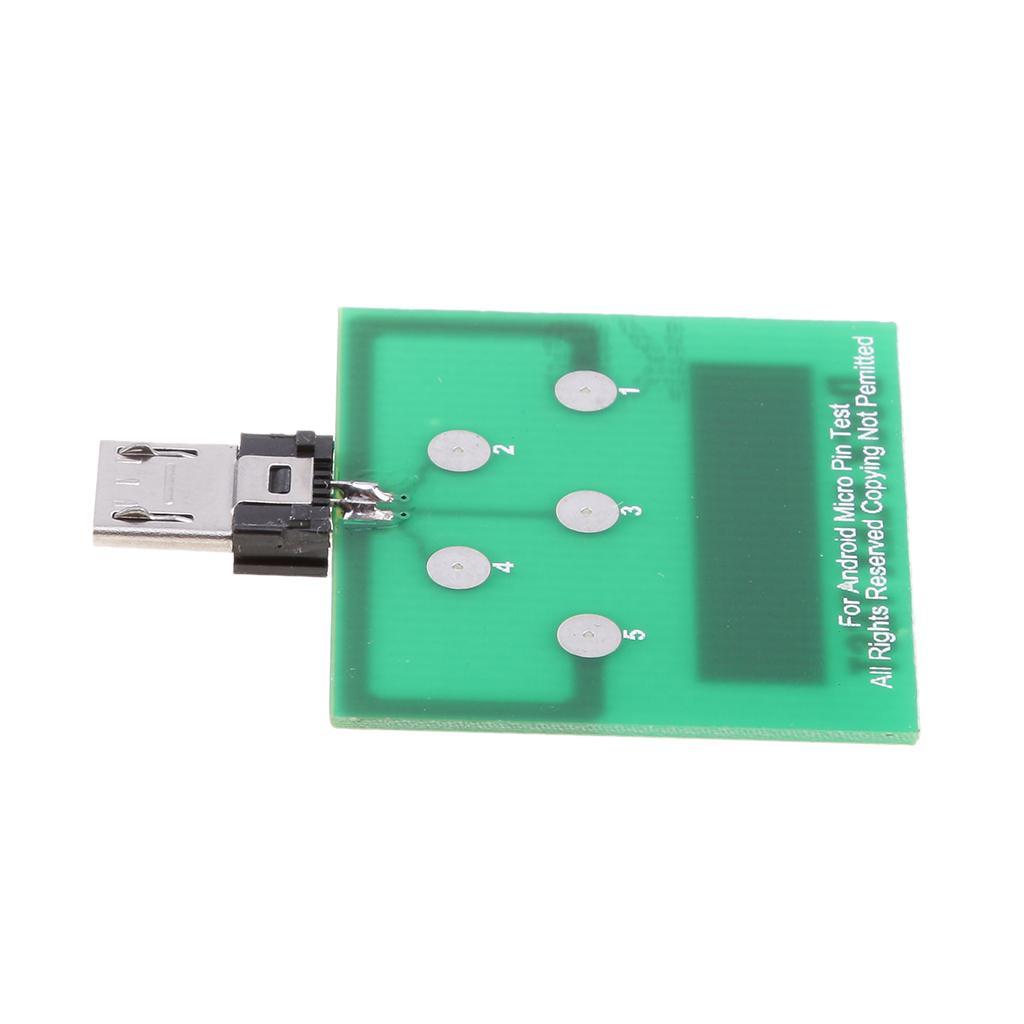 2 X Micro USB 5 Pin PCB Board for Android Mobile Phones U2 IC / USB Battery Power Charging Dock Flex Test