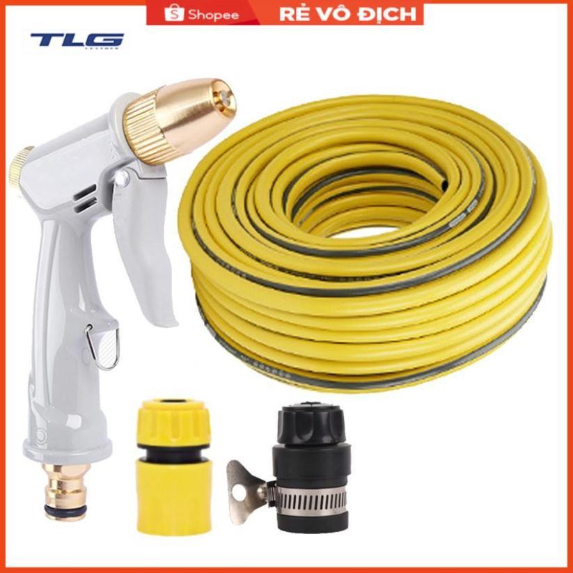 Bộ dây vòi xịt nước rửa xe, tưới cây tăng áp 3 lần, loại 20m  206846
