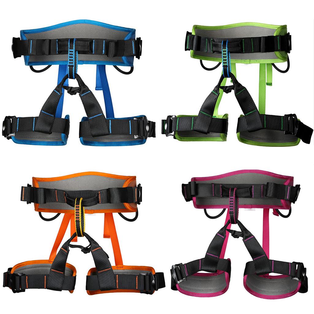 Outdoor Safety Harness Seat Sitting Bust Waist Belt Equipment for Tree Surgeon Arborist Rock Climbing - 4 Colors