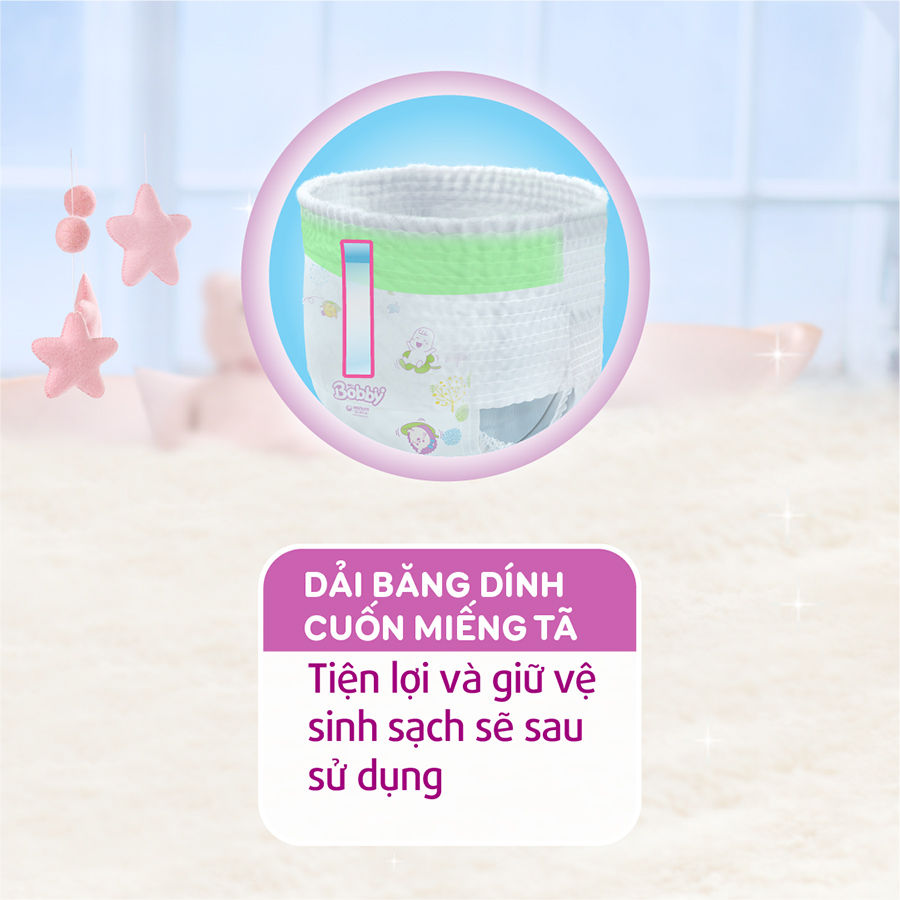 Tã quần Bobby Mega Jumbo L104 - Lõi nén thần kì 3mm - Siêu mỏng khô thoáng bất ngờ