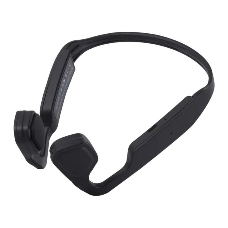 Headset Sport Wireless Open Headphones Black