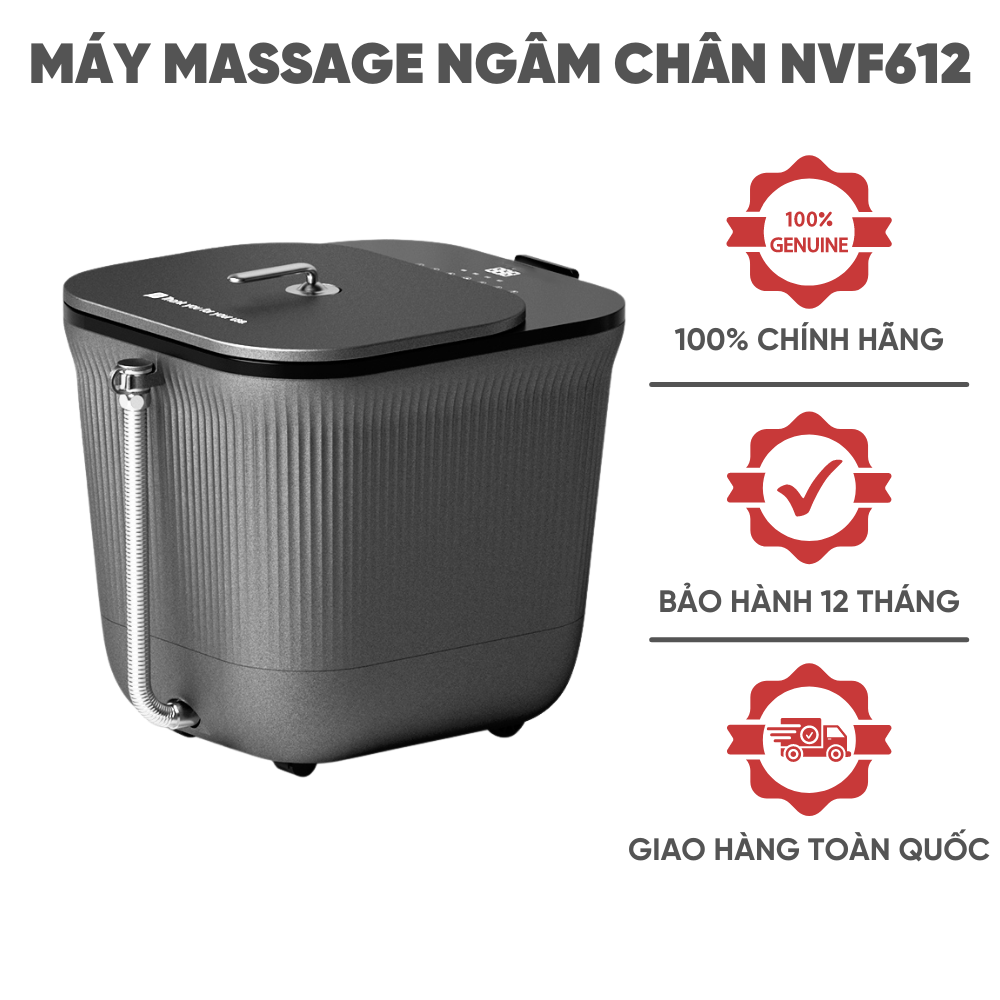 Bồn Ngâm Chân Massage Thải Độc Cơ Thể Nevato NVF612 Premium