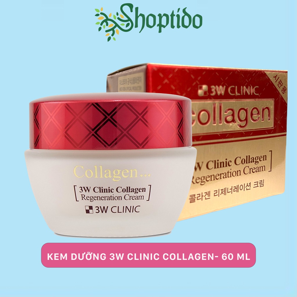 Kem dưỡng da 3W Clinic Collagen Trắng Sáng Tái Tạo Da 60ml