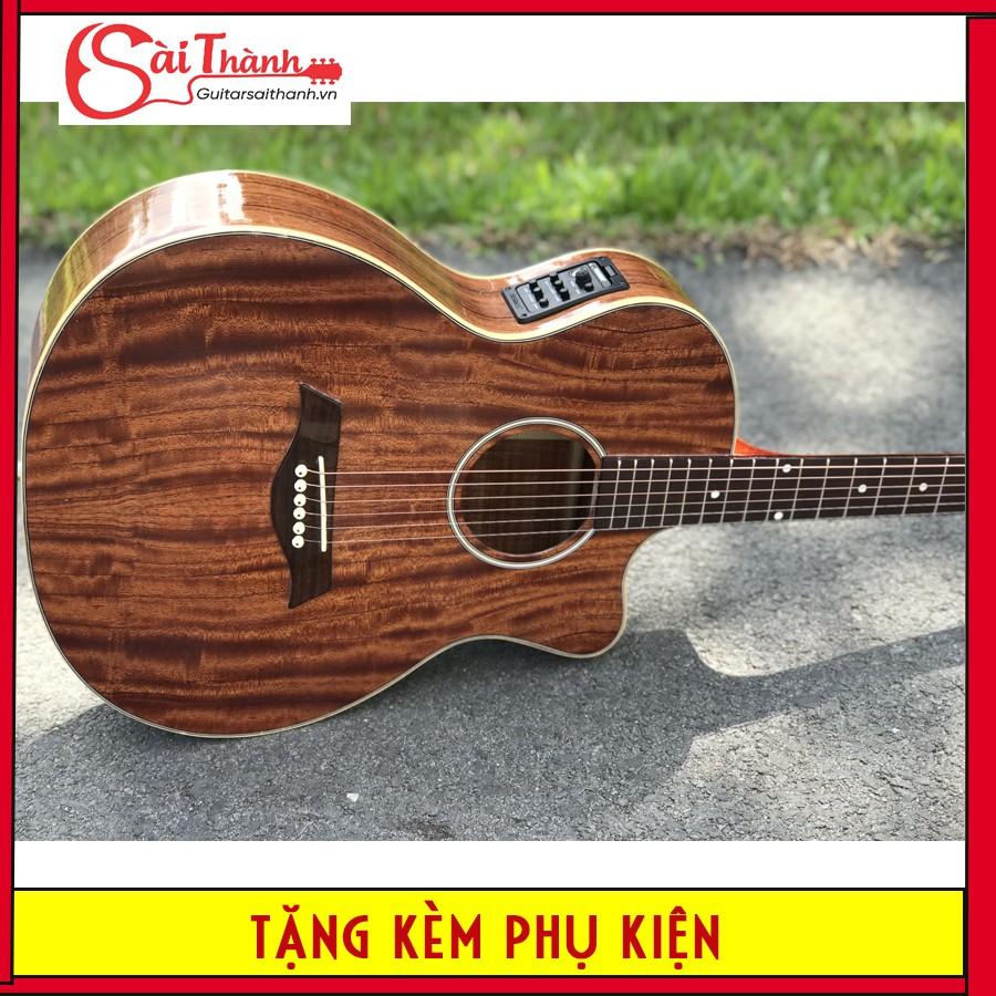 Đàn guitar acoustic FULL ROSEWOOD lắp EQ Fis301 tặng kèm 8 món phụ kiện