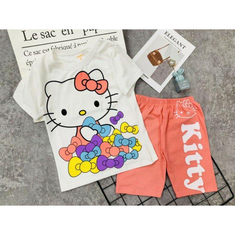 BỘ NGỐ COTTON 4C BÉ GÁI CỰC HOT - ĐỒ BỘ TRẺ EM