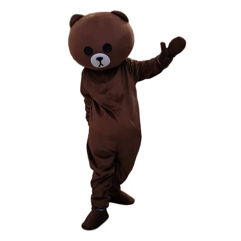 Bộ đồ gấu lầy brown - Mascot bộ đồ bán kẹo size khủng đầu to chất đẹp - Bộ đồ hóa trang gấu nâu hoạt hình dễ thương cho các sự kiện