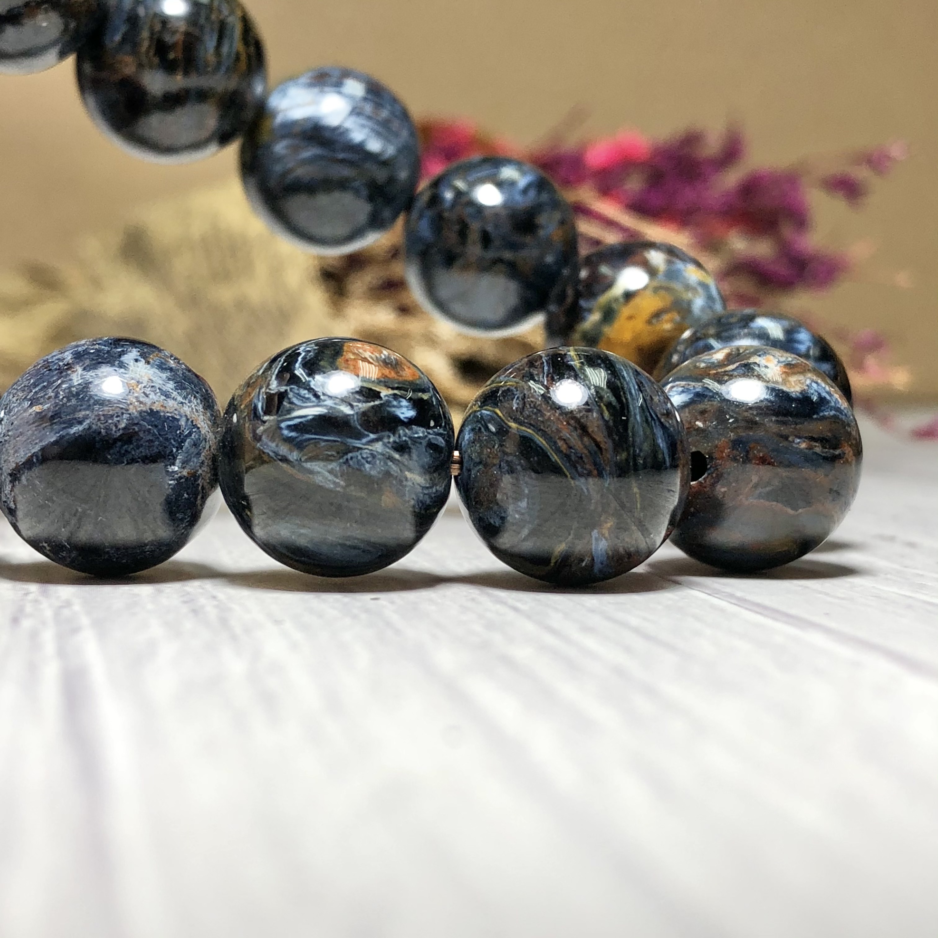 Vòng tay Giông Bão 14mm chuẩn 4A