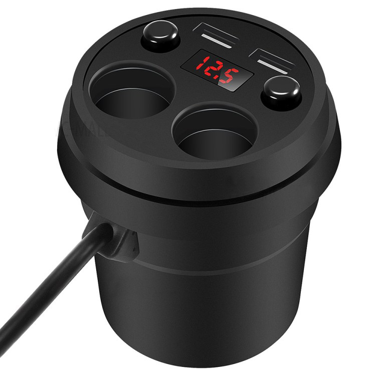 Bộ Chia Tẩu Sạc Và 2 Cổng USB Car Charger 2 USB PORTS Trên Ô Tô AZONE