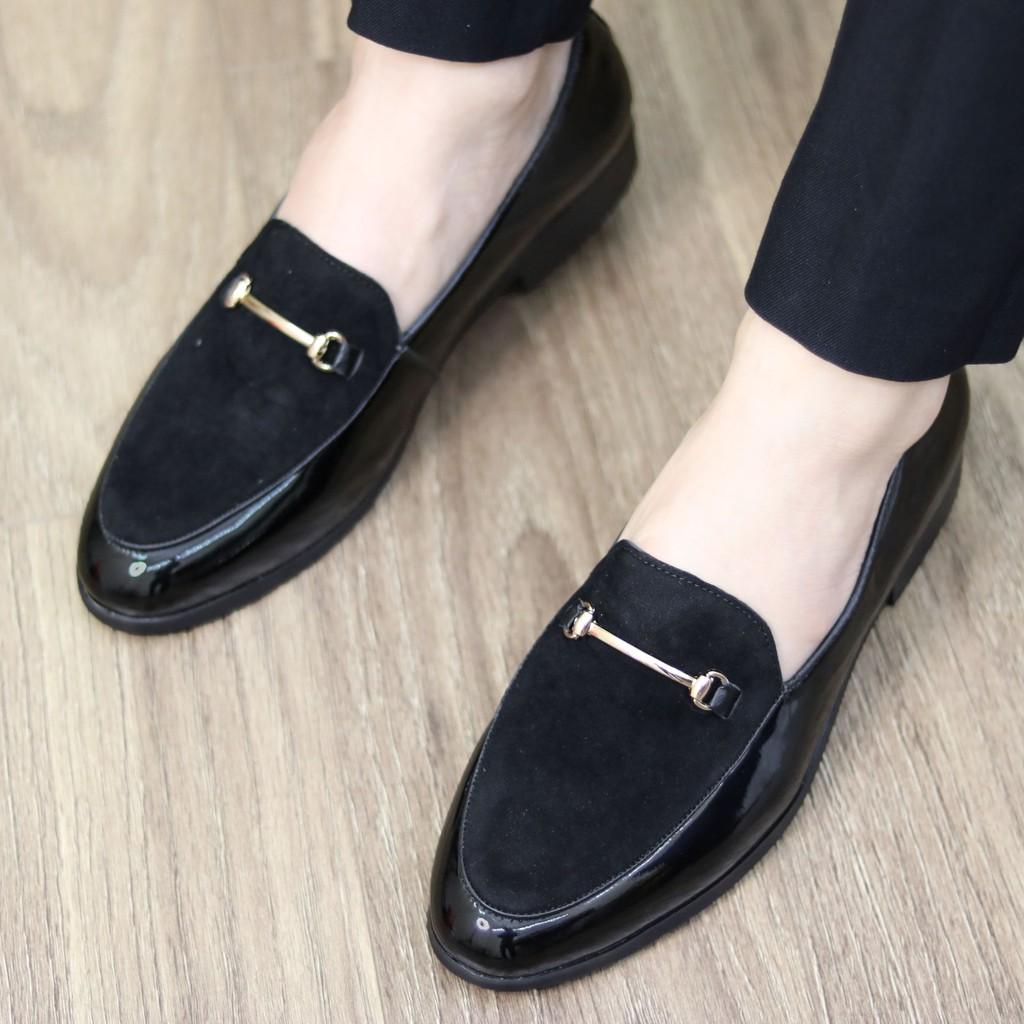 Giày Da nam cực chất xả kho giá gốc - giày lười nam L190