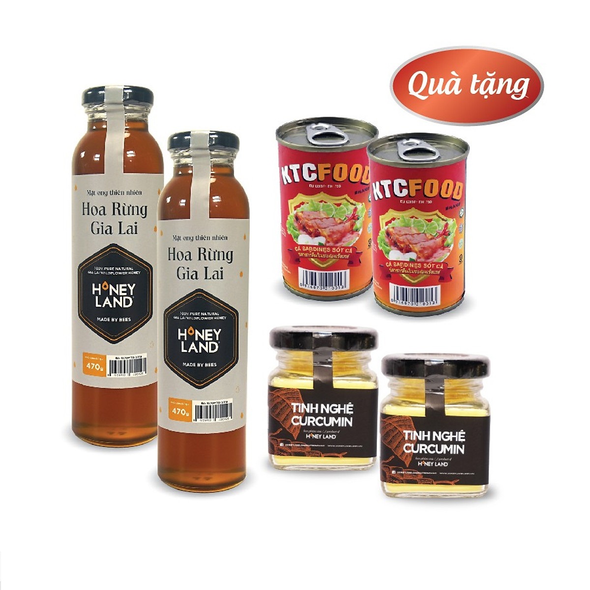 Bộ 2 Hũ x 500g Mật Ong Hoa Xuyến Chi - TẶNG 2 Chai Mật ong Hoa rừng Gia Lai 470g + 1 Keo Ong Xịt 30ml + 01 Dung dịch vệ sinh mũi 70ml