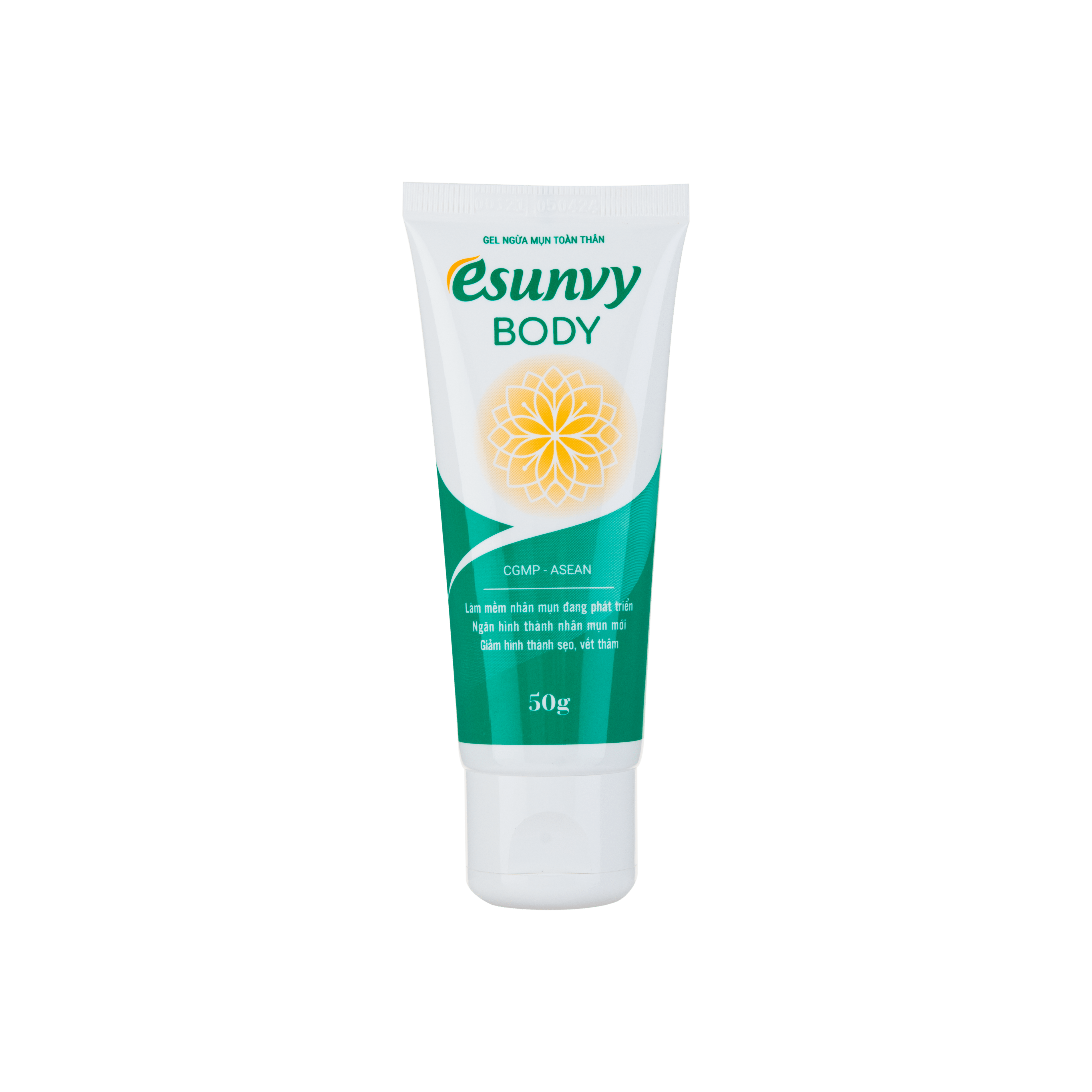 Gel Giảm Mụn Toàn Thân Esunvy Body Giúp Sạch Mụn, Hết Thâm, Mờ Sẹo Dùng Cho Mọi Loại Da Tuýp 50g TMP016