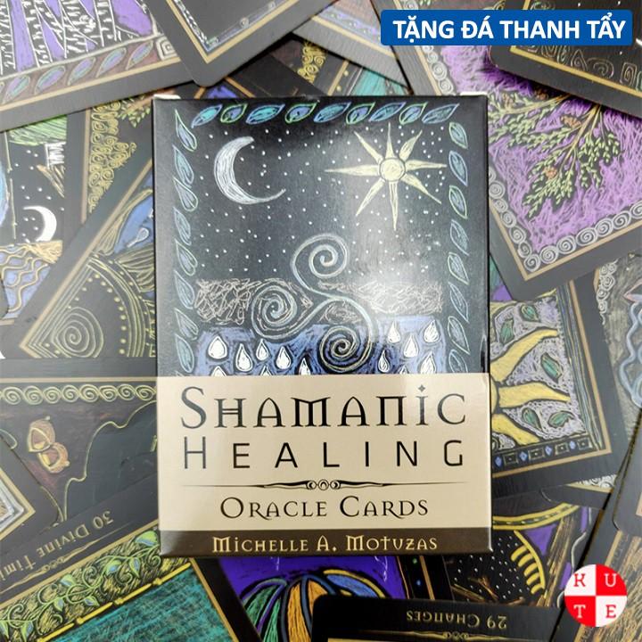 Bộ Bài Oracle Shamanic Healing 44 Lá Bài Tặng File Tiếng Anh Và Đá Thanh Tẩy