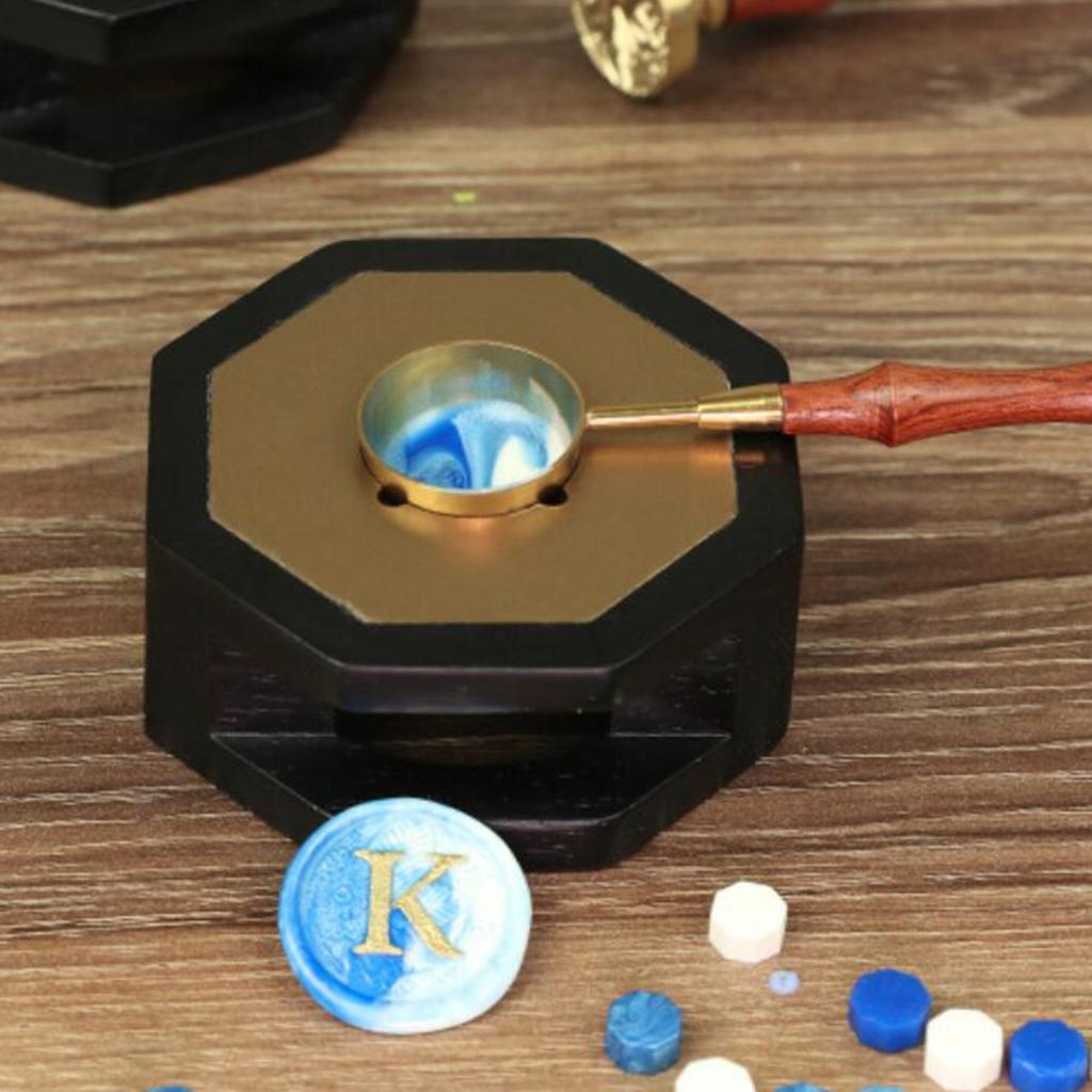 3pcs Wax Sticks Seal Melting Spoon Furnace Tool Sealing Stamp Kit