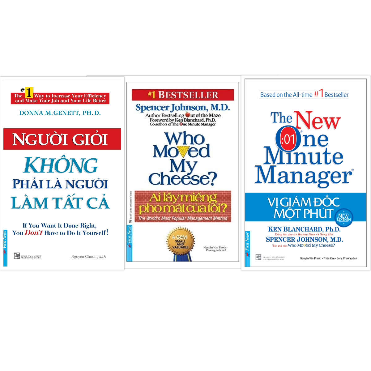 Combo Sách Kinh Doanh Vị Giám Đốc 1 Phút Ai Lấy Miếng Pho Mát Của Tôi Người Giỏi Không Phải Là Người Làm Tất Cả Tái Bản 2020