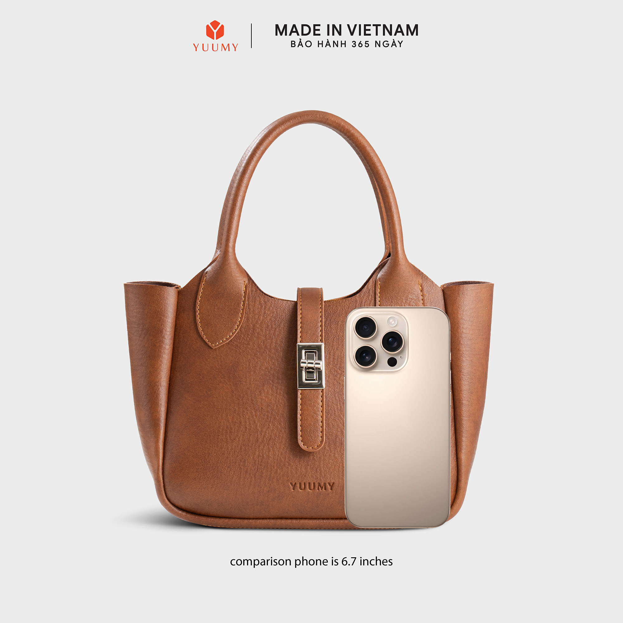 Túi Yuumy ( Thời trang nữ phối quai xách - Túi xách da Bergen YTX78 )