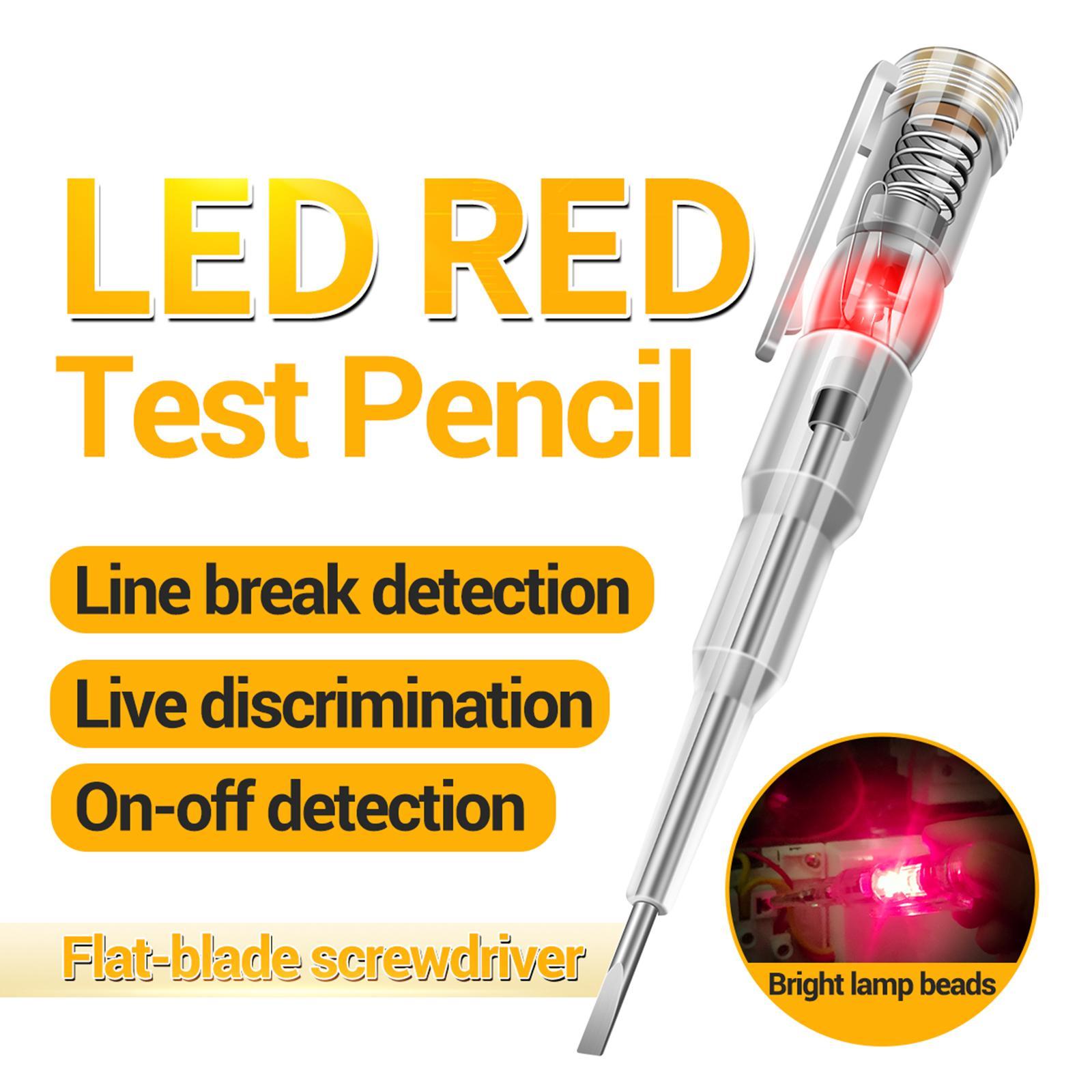 Voltage Tester Pen Electric Tester Pen for Zero Live Wire Test Power Cable Testing