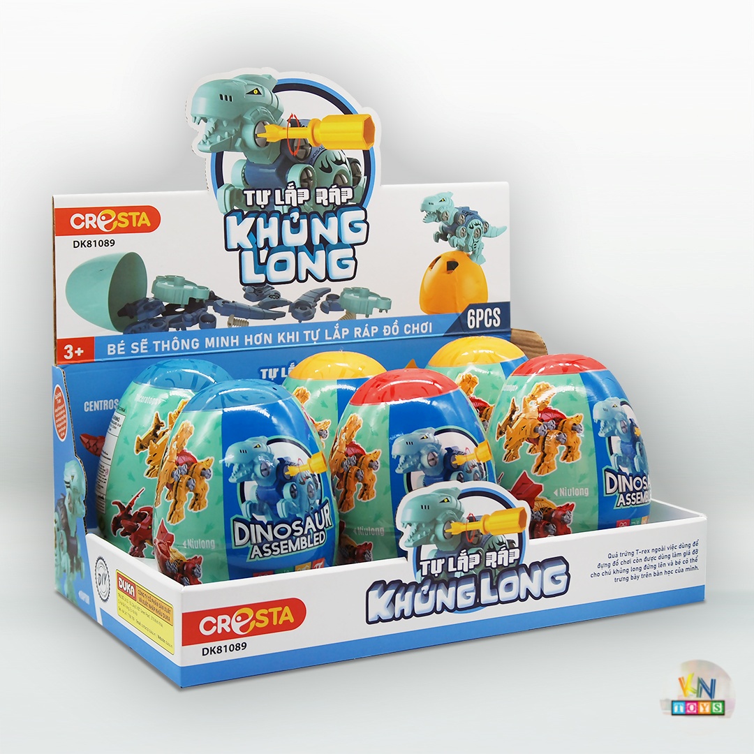 Đồ chơi mô hình - Tự Lắp Ráp Khủng Long – Một Quả Trứng Khủng Long T- REX