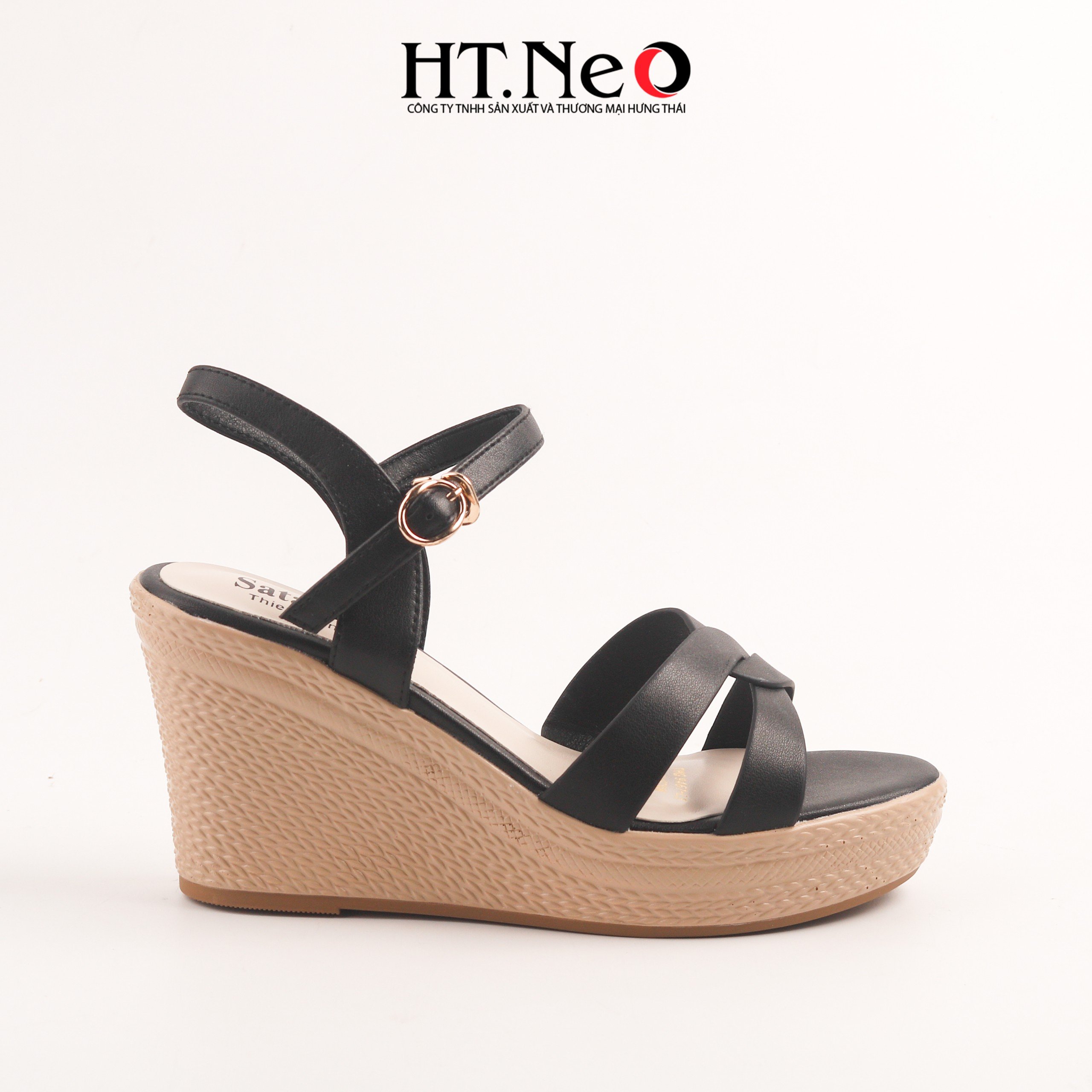 Sandal nữ đế xuồng 7P, quai da, kiểu dáng đơn giản, trẻ trung, dễ đi, phù hợp cho các chị, các cô đi để chụp áo dài SDN218