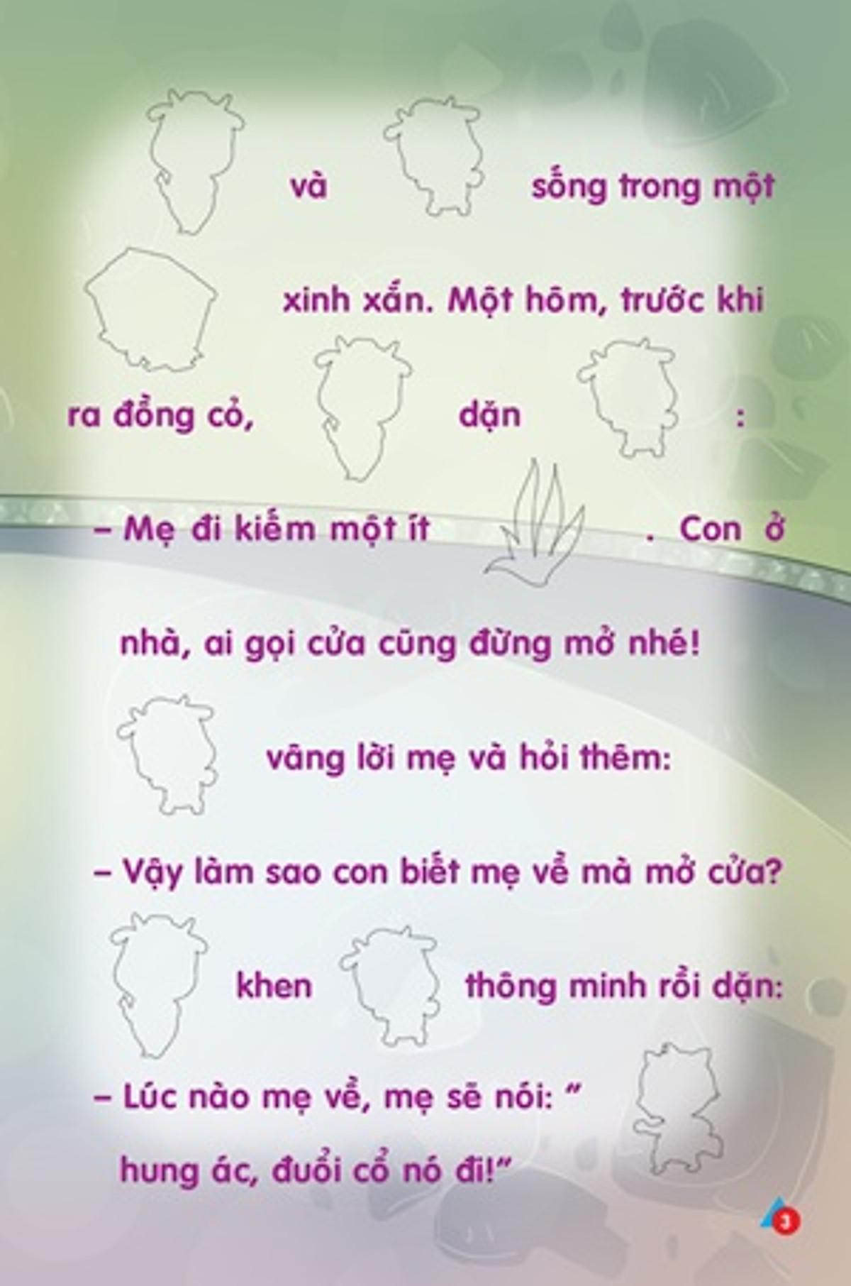 Kể Chuyện Dán Hình 4 - Dê Con Nhanh Trí