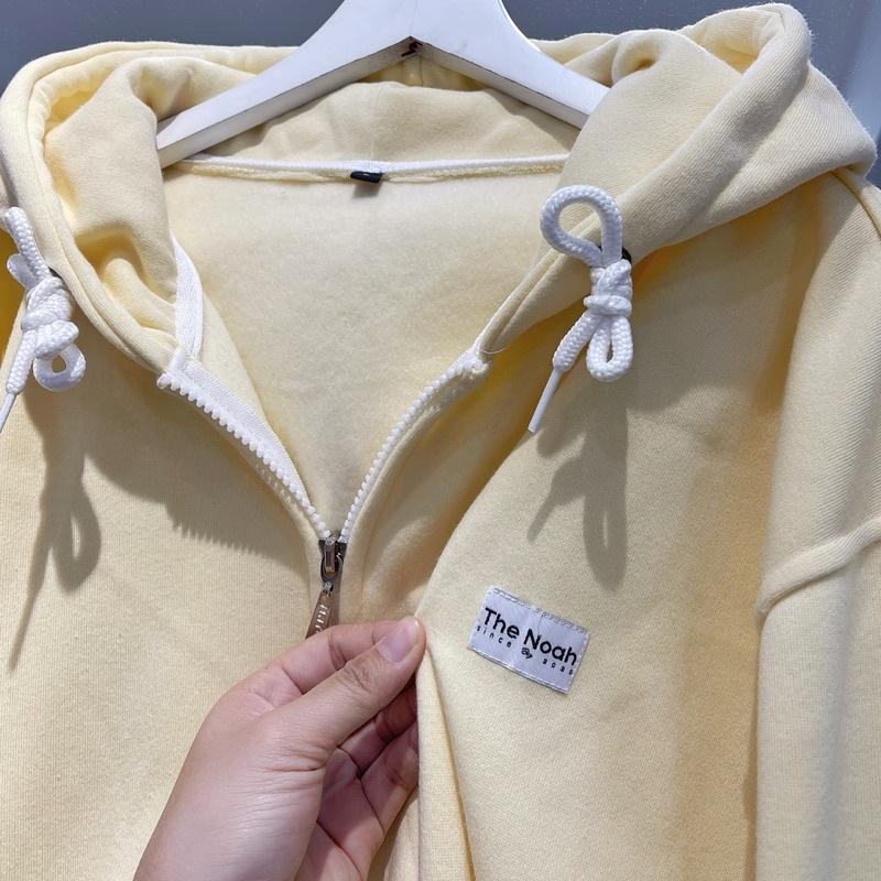 áo Khoác nỉ NOAZH đen xám unisex ảnh thật SSSTore ( nam nữ mặc đều được