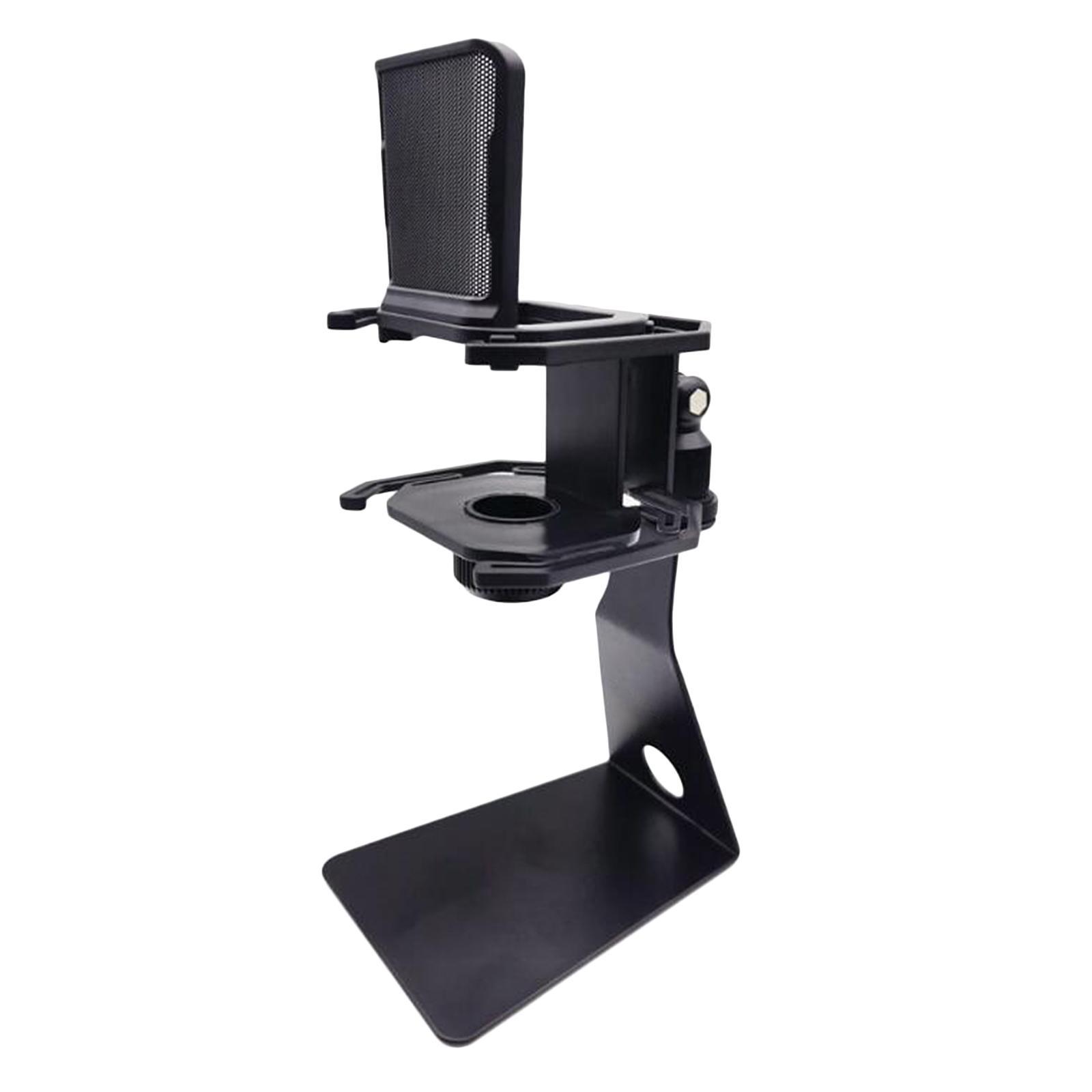 Black Microphone Shock Mount Cradle Holder Stand Recording Condenser MIC