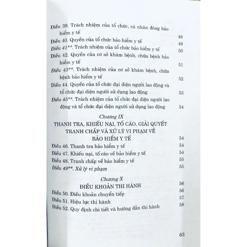 Sách - Luật Bảo Hiểm Y Tế Năm 2008 (Sửa Đổi, Bổ Sung Năm 2103, 2014, 2015, 2018, 2020, 2023) - NXB Chính Trị Quốc Gia