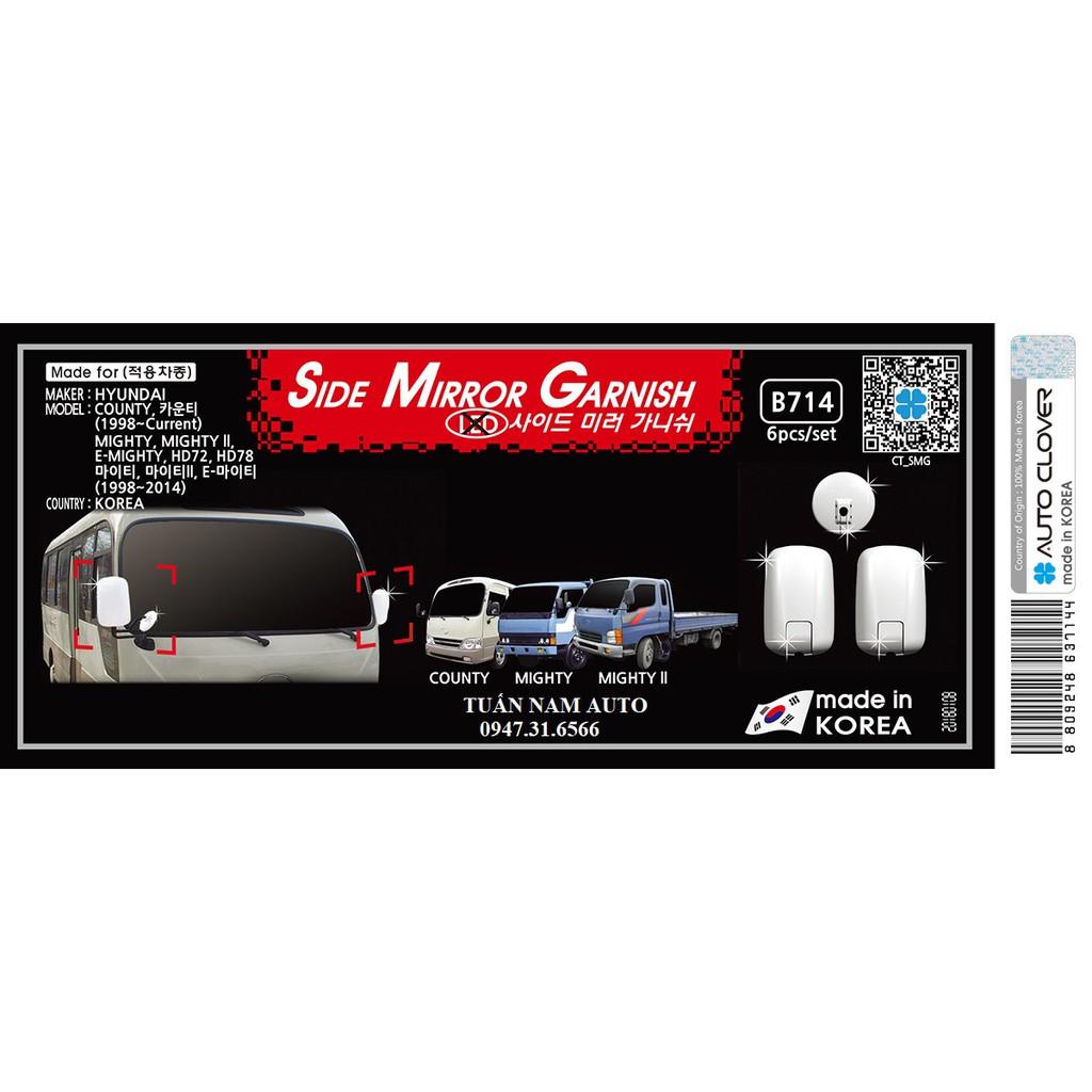 ỐP GƯƠNG CRÔM cho XE TẢI HYUNDAI N250, HD72, HD78, HD700, HD800 COUNTY
