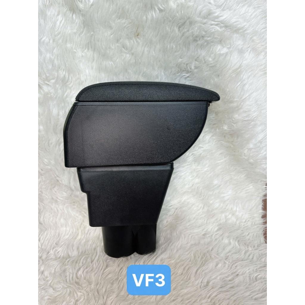Tỳ tay Vinfast VF3 Hàng Cao Cấp Tích Hợp 2 Ngăn Kèm Khay Để Cốc Tiện Lợi