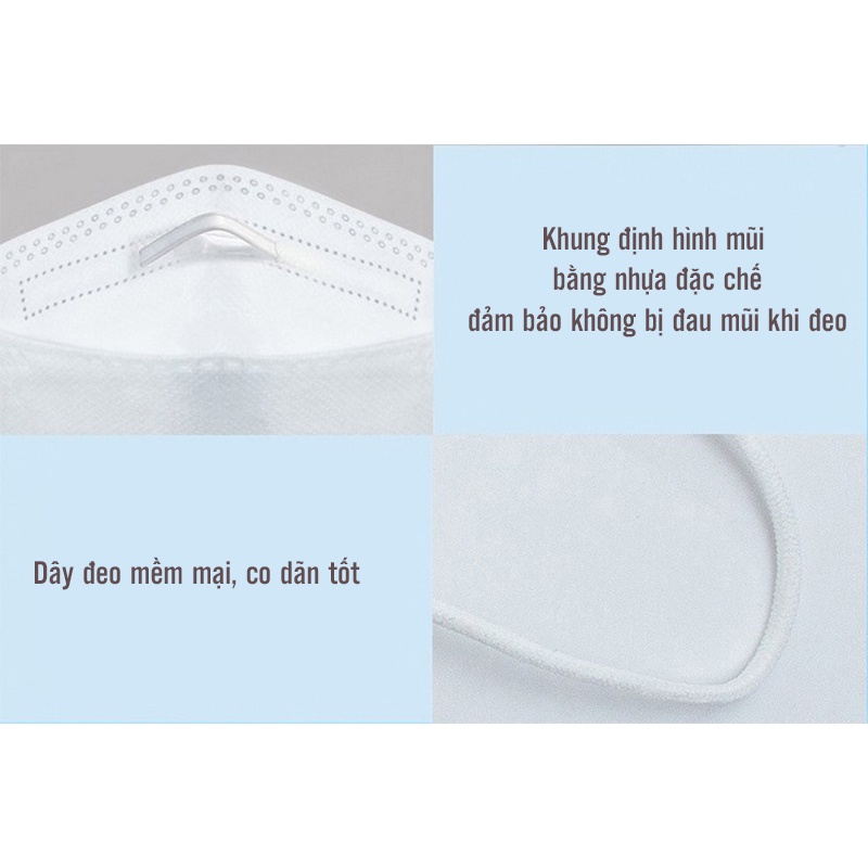 Khẩu Trang 3D , Khẩu Trang 4D KF94 Họa Tiết Thời Trang, Khung Vòm 4D Chống Trôi Son, Dùng Một Lần