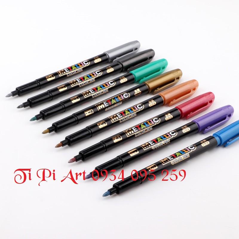 Bút Nhũ, Bút Lông Nhũ Metalic 8 Màu - Color Pen BAOKE | MP570