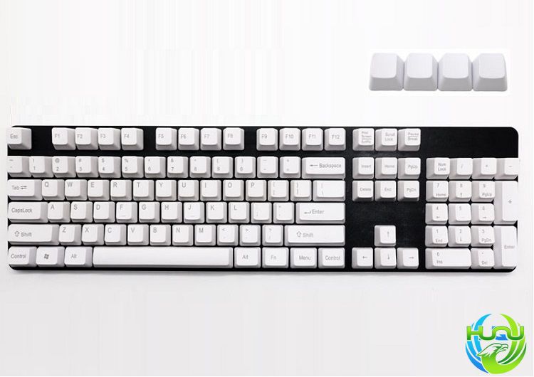 Keycap Bàn Phím Cơ Huqu HQ-104 Gồm 104 Nút bàn phím, Chất Liệu PBT - Hàng Chính Hãng