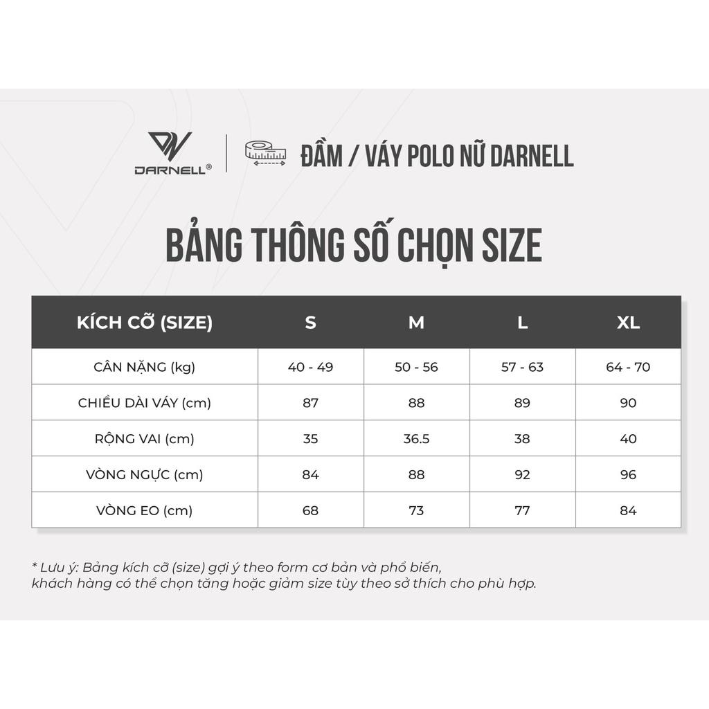 Váy polo nữ DARNELL cam đất cổ kẻ chất cotton cao cấp V02