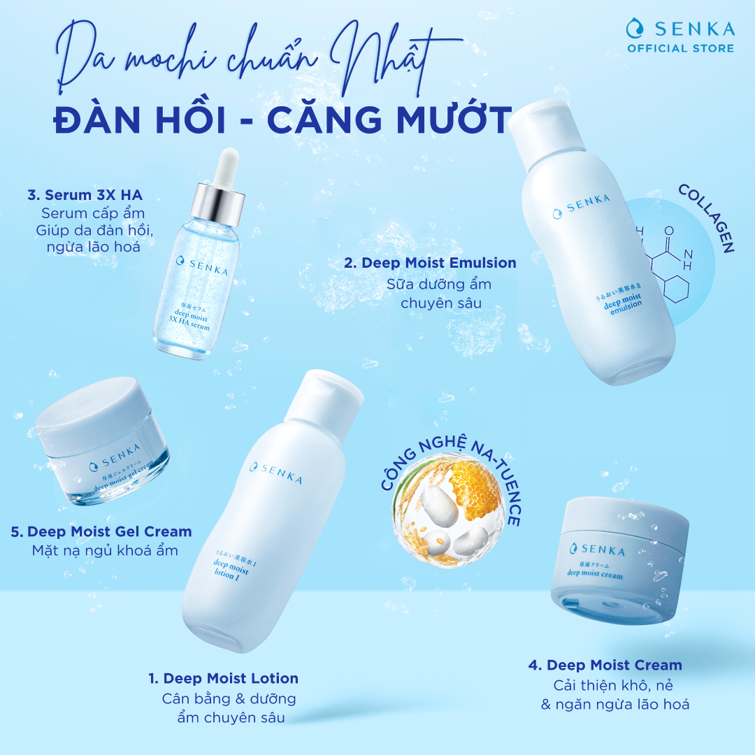 [HOT DEAL] Nước Dưỡng Trắng &amp; Làm mềm da Không Cồn SENKA AQUA BRIGHT LOTION 200ml