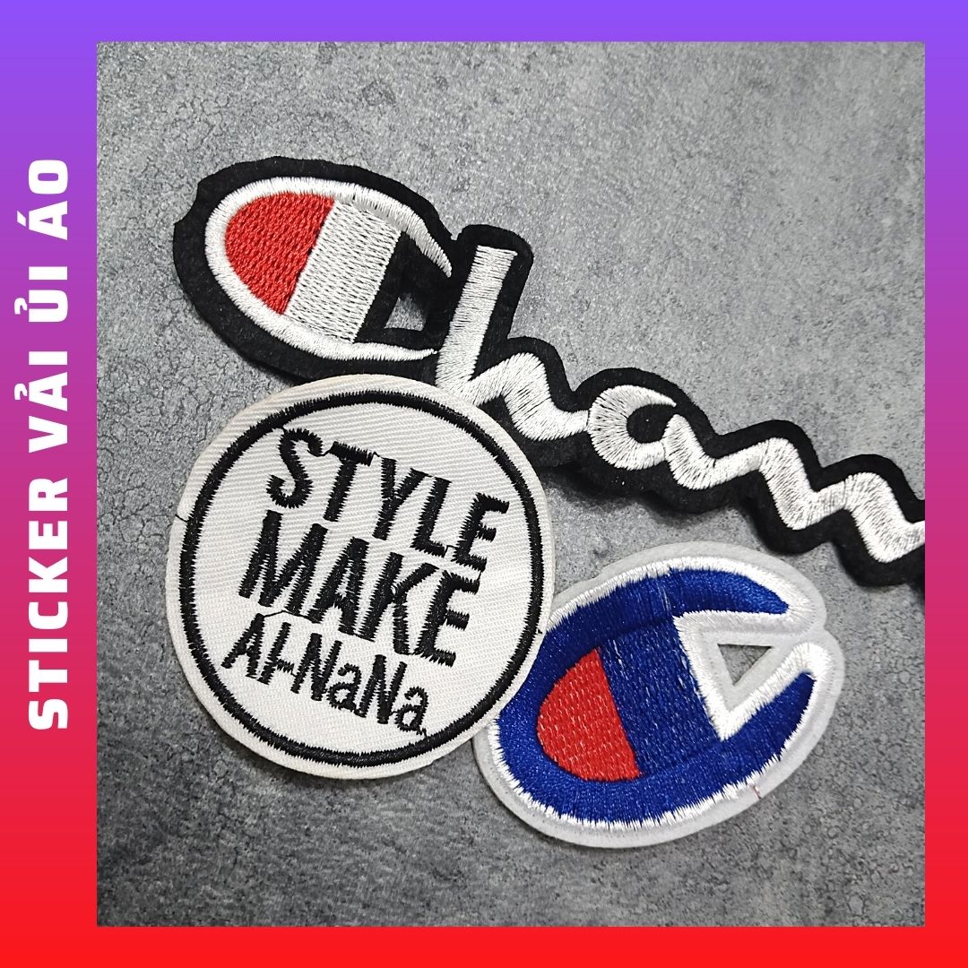 Sticker Patch Ủi Quần Áo,BALO phụ kiện thời trang dùng để trang trí quần áo !