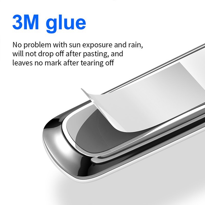 Bộ 4 miếng dán cửa xe ô tô chống trầy Baseus Streamlined Car Door Bumper Strip - Hàng Chính Hãng