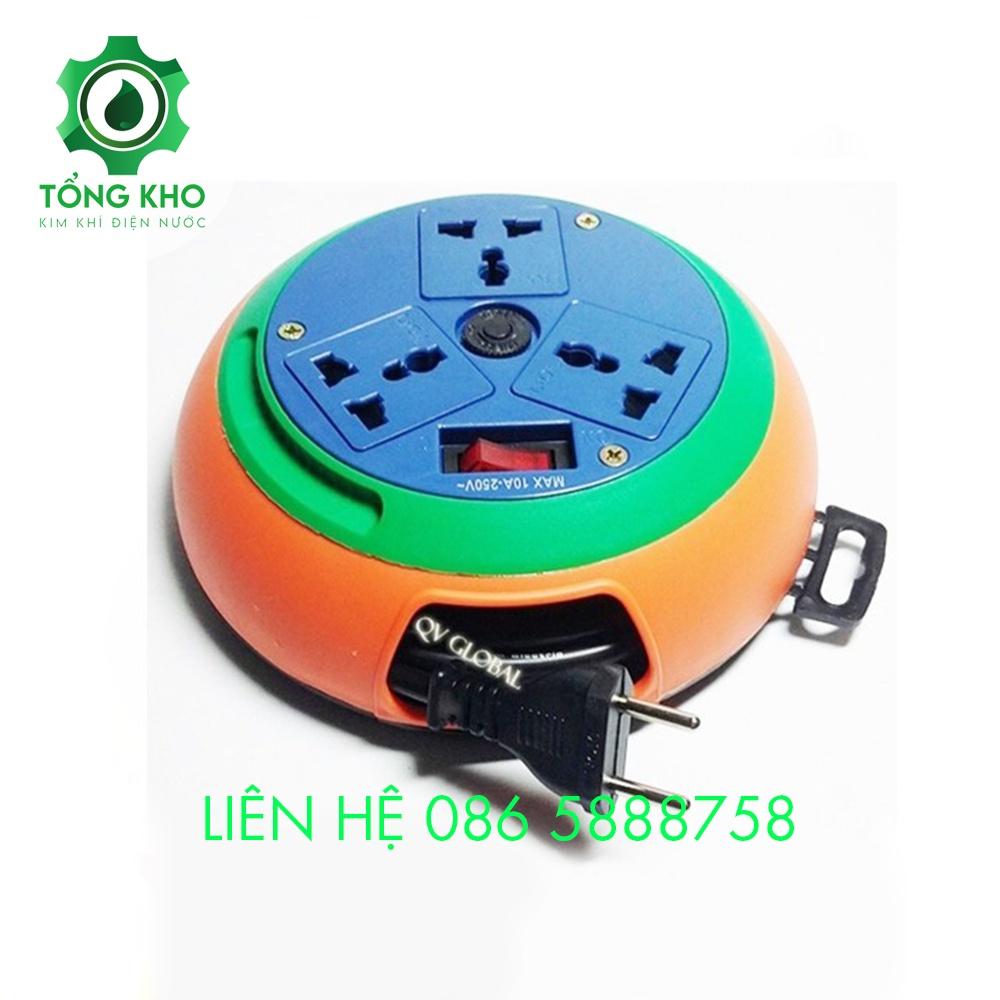 Ổ cắm điện LIOA quay tay, tròn tiện lợi 10m, 5m - Tổng kho kim khí điện nước