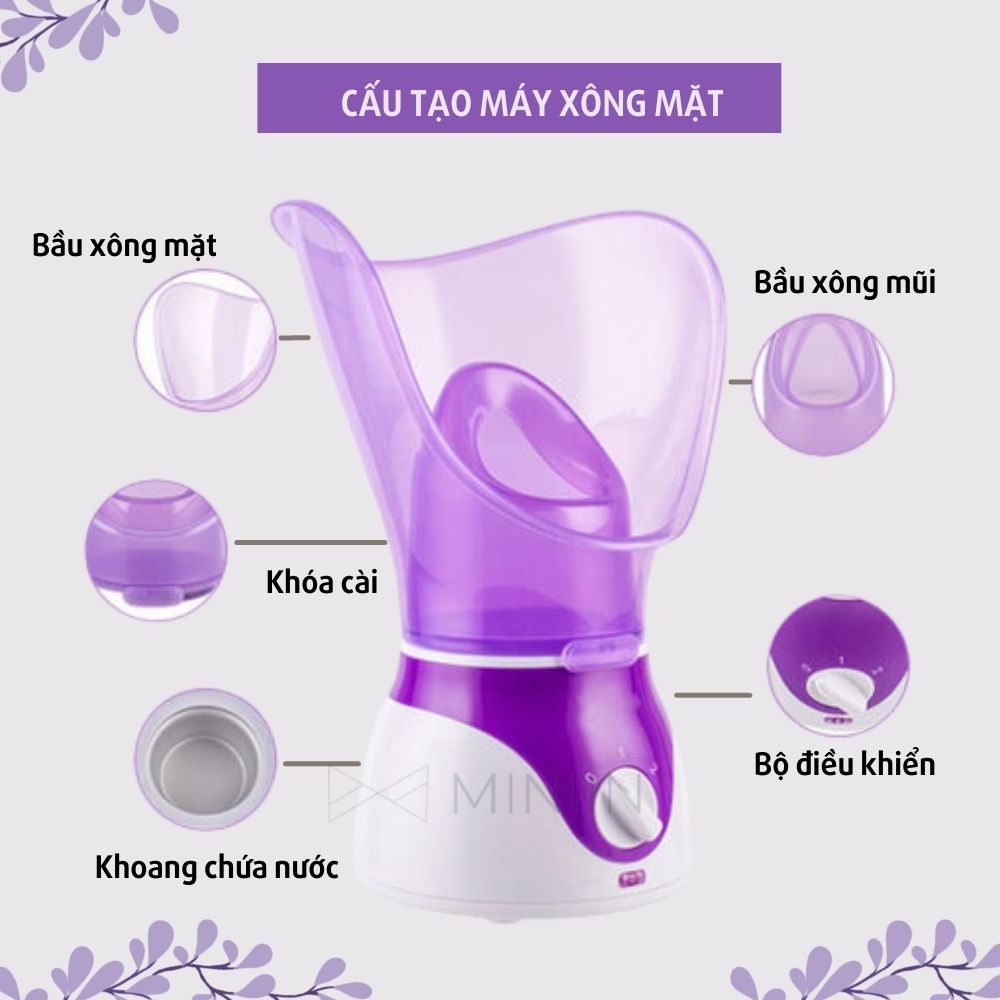 Máy Xông Tinh Dầu Mặt Mũi Họng Mini Hàng Chính Hãng MINIIN - Xông Hơi Thảo Dược Hoa Quả Tại Nhà - An Toàn Hiệu Quả