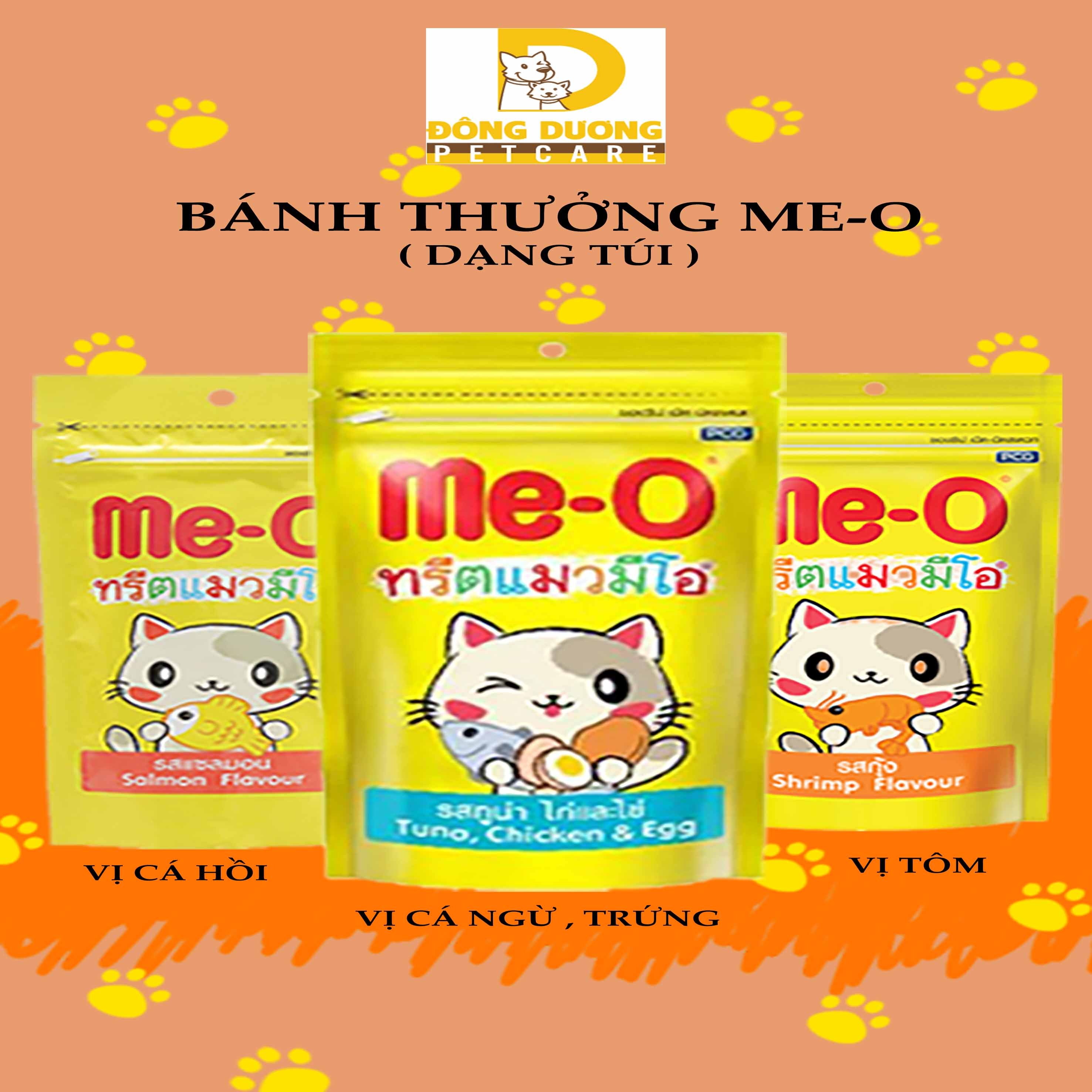 Bánh thưởng Me-O cho mèo nhiều vị gói 50g - Cat Treats Me-O 50g