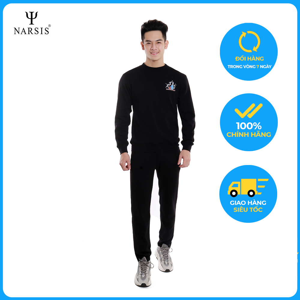 Bộ mặc nhà nam thu đông E3011 màu sắc trẻ trung năng động, chất liệu 100% Cotton cao cấp cực mềm mại ấm áp, sản phẩm được sản xuất tại Việt Nam bởi thương hiệu thời trang nổi tiếng NARSIS