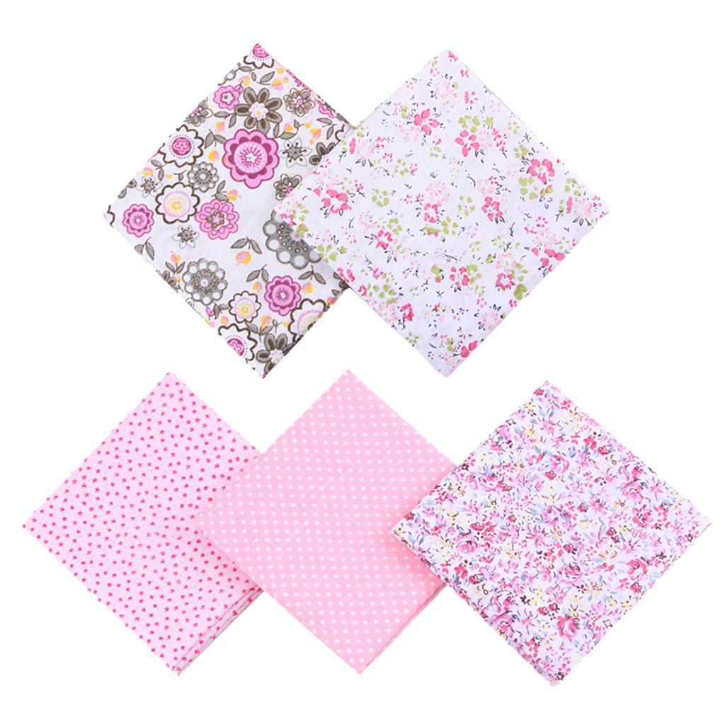 Cotton Fabric Stitching Patchwork Baby Doll Fabric Quilt Fabric 50x50cm Red