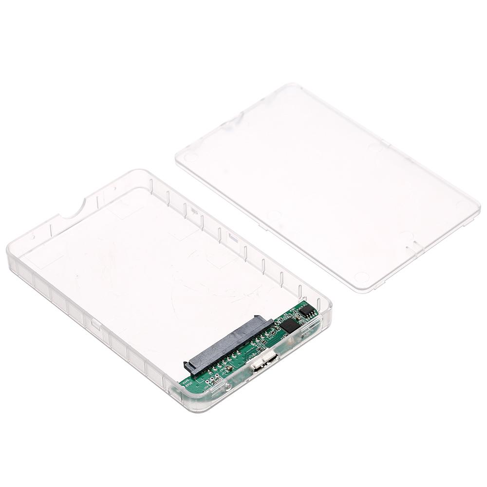 Hard Disk Case HDD/SSD Enclosure USB3.0 High-speed Transmission Easy Installation Suitable for 2.5 inch SATA HDD/SSD