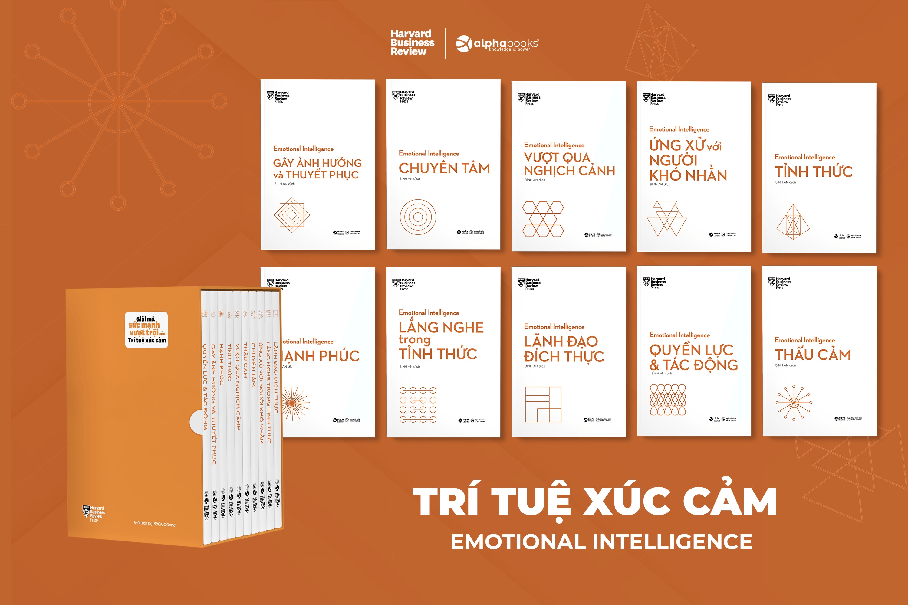 Bộ Sách HBR Trí Tuệ Xúc Cảm - Emotional Intelligence (Bộ 10 Cuốn)