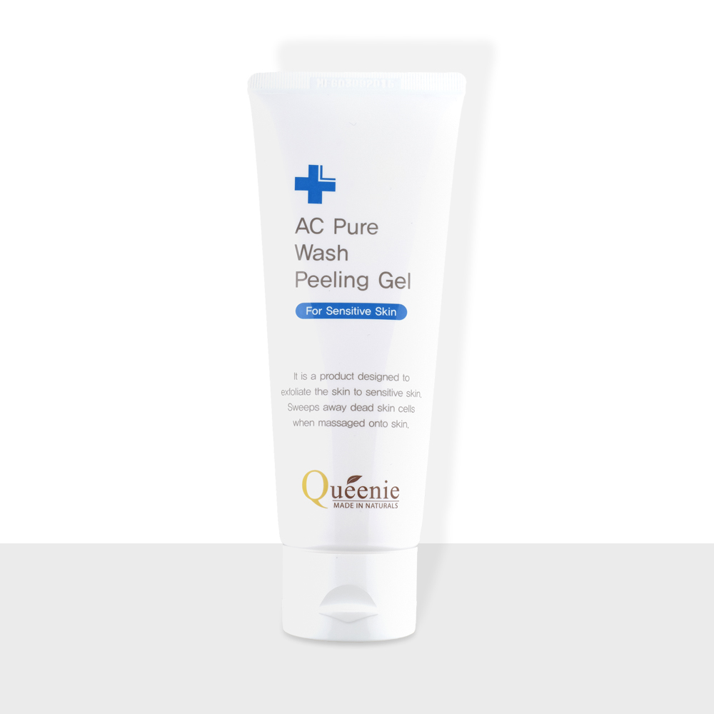 GEL TẨY TẾ BÀO CHẾT CHO DA MỤN, DA NHẠY CẢM QUEENIE AC PURE 100ML - MỸ PHẨM HÀN QUỐC