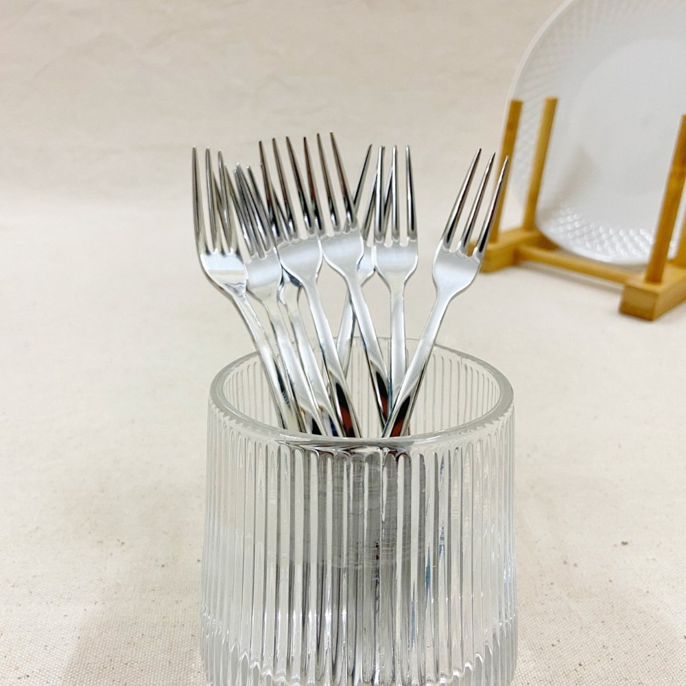 Bộ 6 Dĩa Miura Daily inox 18/0 sang trọng, chống trơn trượt